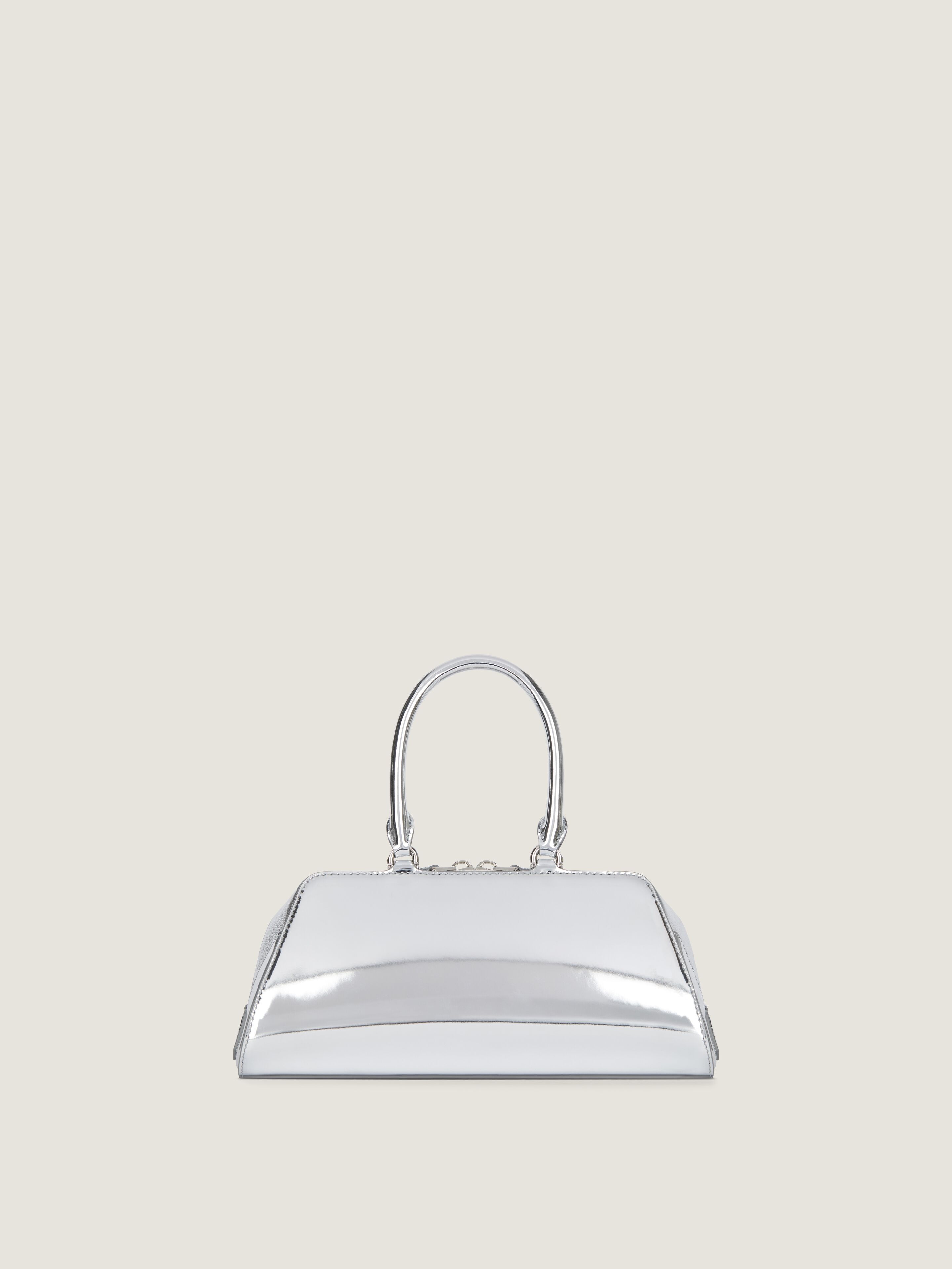 Small Antigona East-West bag in laminated leather
